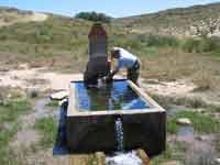 No falta agua en la fuente del salvador