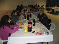 Cena en la nave