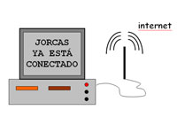 Jorcas ya está conectado a internet