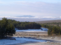 Paisaje de Jorcas durante la cacería