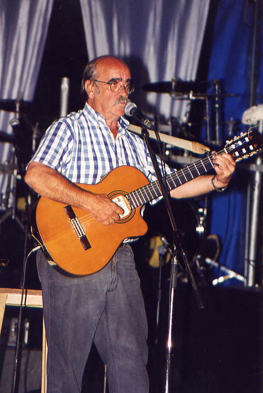 José Antonio Labordeta en Jorcas en 1999